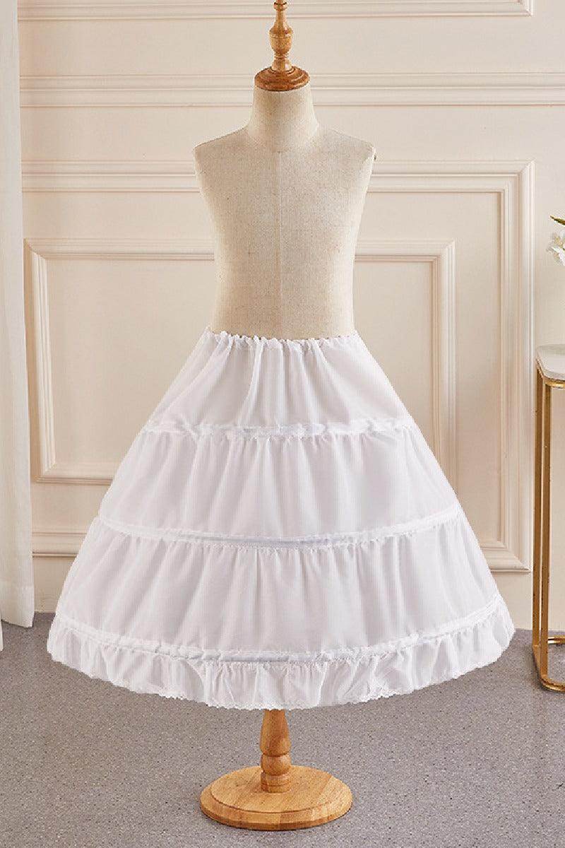 Children Ball Gown Slip Floor-Length Petticoats For Party/Wedding 782765246450 - COCOMELODY